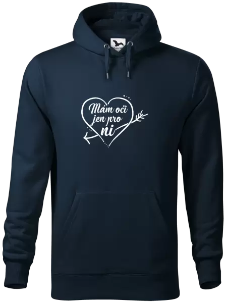 Pánská mikina Mám oči jen pro ni