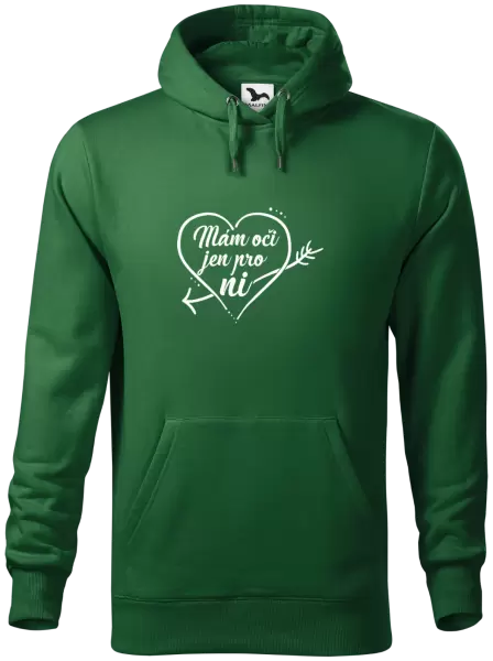 Pánská mikina Mám oči jen pro ni