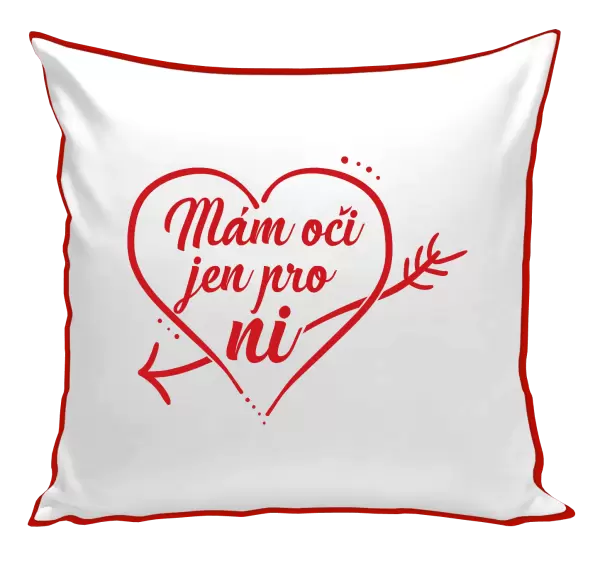 Polštář Mám oči jen pro ni