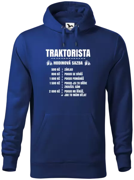 Pánská mikina Hodinová sazba - traktorista