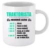 Hrnek Hodinová sazba - traktorista