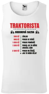 Pánské tílko Hodinová sazba - traktorista