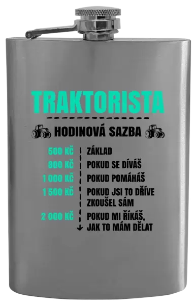 Placatka Hodinová sazba - traktorista