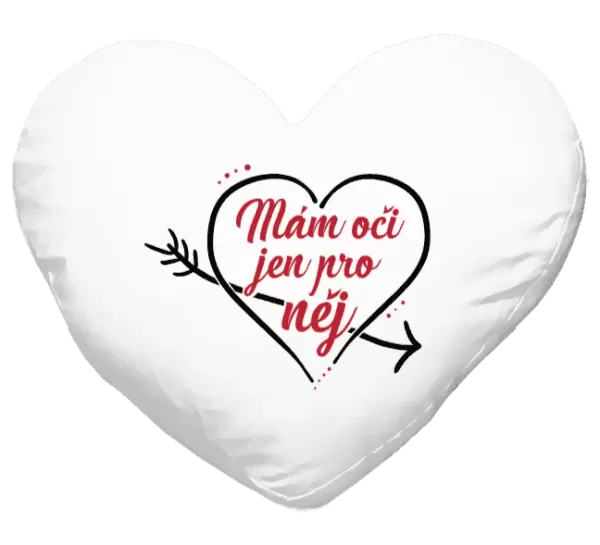 Polštář Mám oči jen pro něj