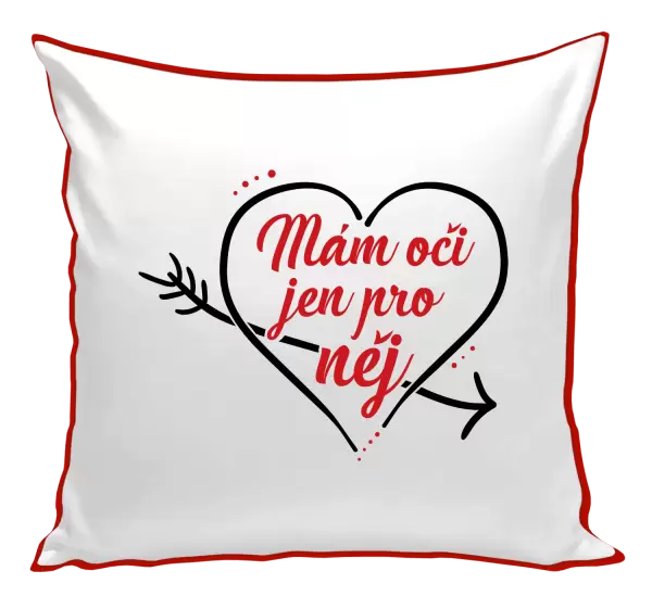 Polštář Mám oči jen pro něj