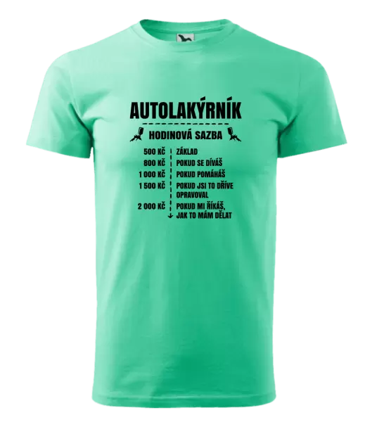 Pánské tričko Hodinová sazba - autolakýrník