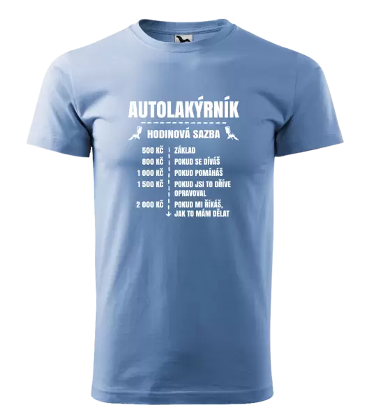 Pánské tričko Hodinová sazba - autolakýrník