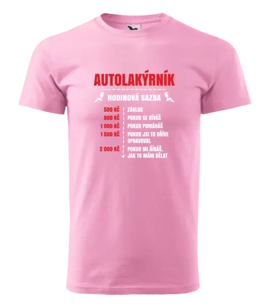 Pánské tričko Hodinová sazba - autolakýrník