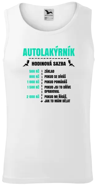 Pánské tílko Hodinová sazba - autolakýrník