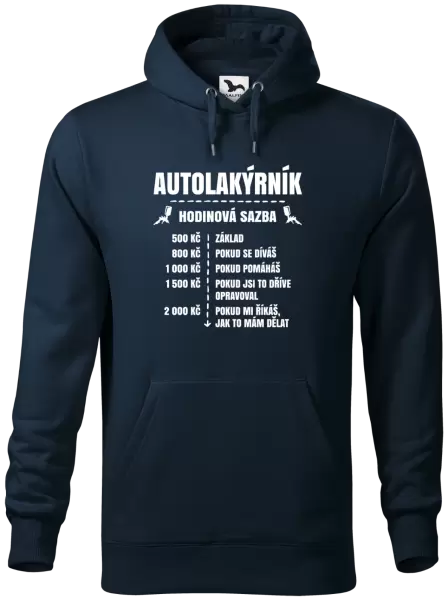 Pánská mikina Hodinová sazba - autolakýrník