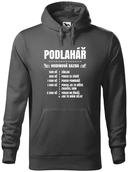 Pánská mikina Hodinová sazba - podlahář