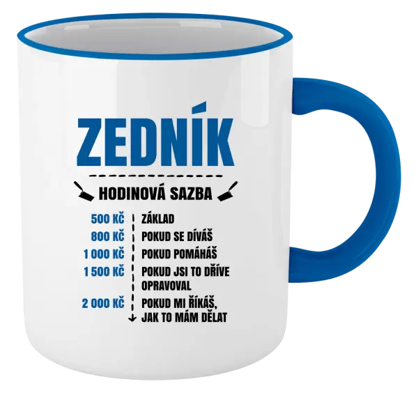 Hrnek Hodinová sazba - zedník