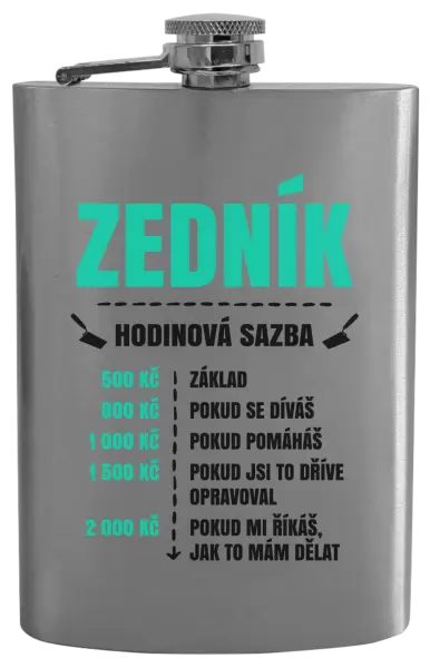 Placatka Hodinová sazba - zedník