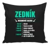 Polštář Hodinová sazba - zedník
