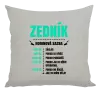Polštář Hodinová sazba - zedník