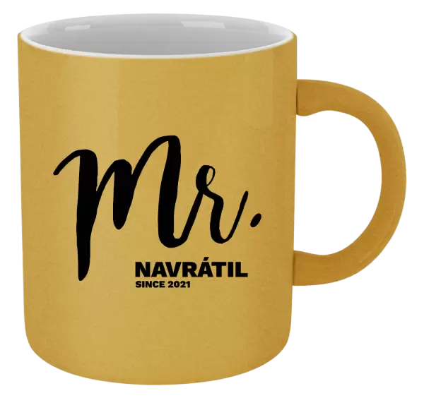 Metalický hrnek Mr. since ...