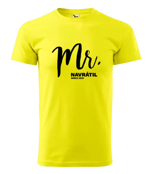 Pánské tričko Mr. since ...