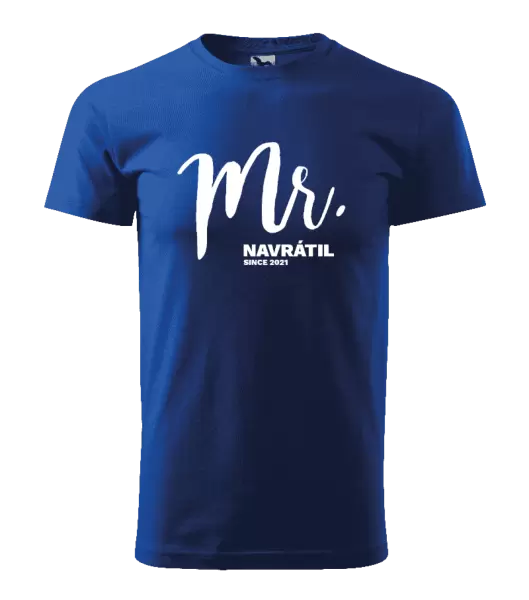 Pánské svatební tričko Mr. since ...