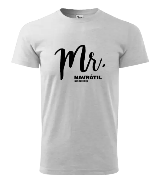 Pánské svatební tričko Mr. since ...