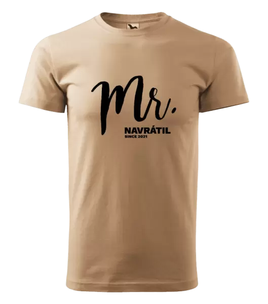 Pánské svatební tričko Mr. since ...