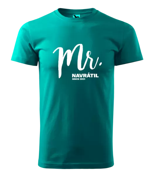 Pánské svatební tričko Mr. since ...
