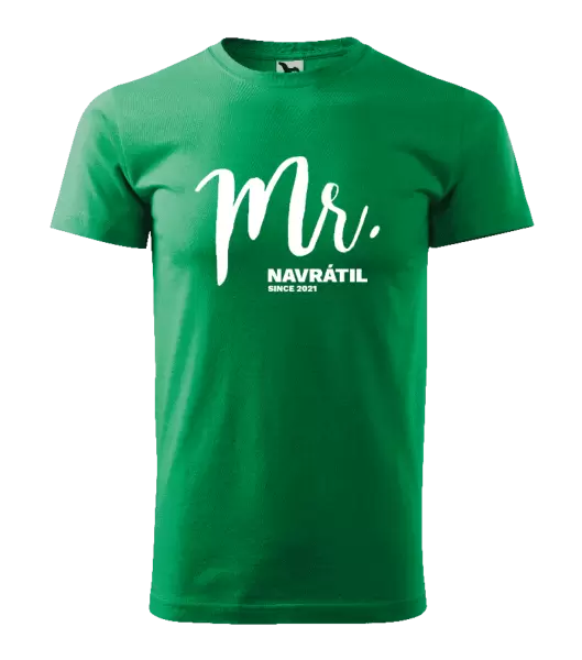 Pánské svatební tričko Mr. since ...