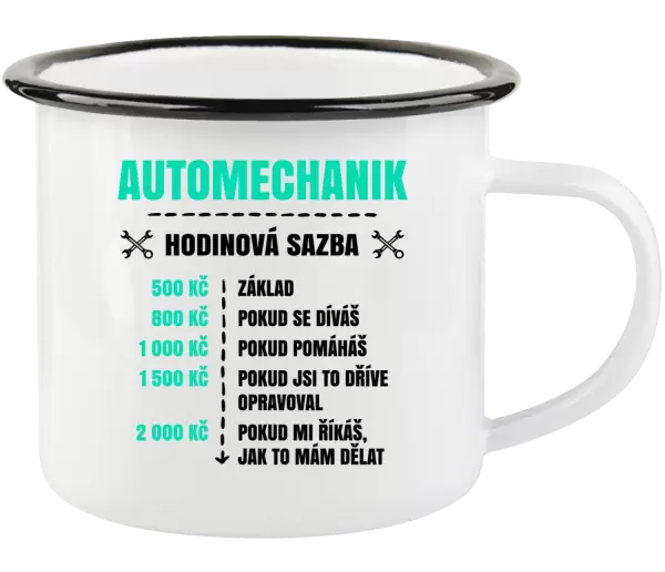 Plecháček Hodinová sazba - automechanik