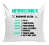 Polštář Hodinová sazba - automechanik