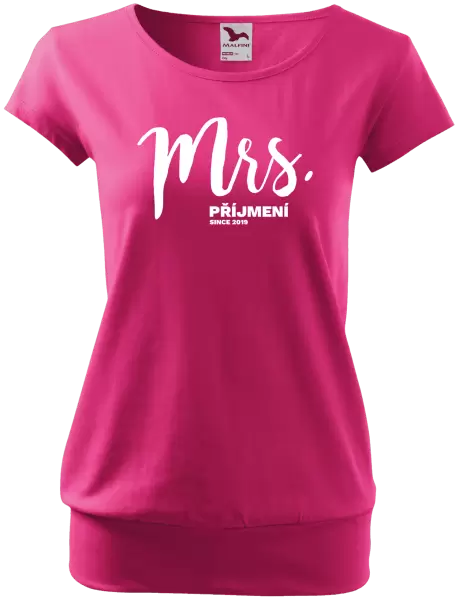 Dámské tričko Mrs. since ...