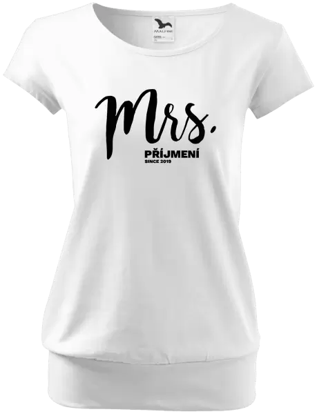 Dámské tričko Mrs. since ...