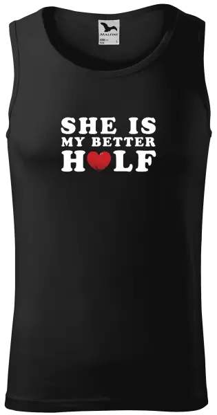 Pánské tílko She is my better half