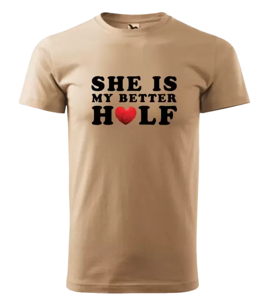 Pánské tričko She is my better half