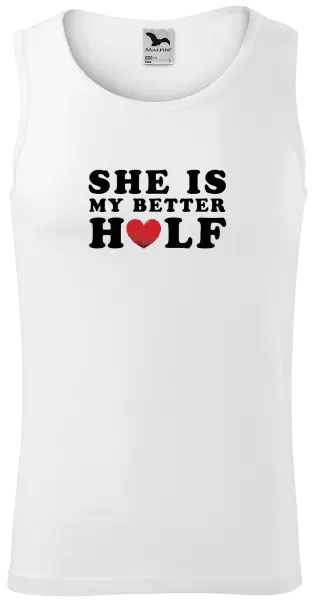 Pánské tílko She is my better half