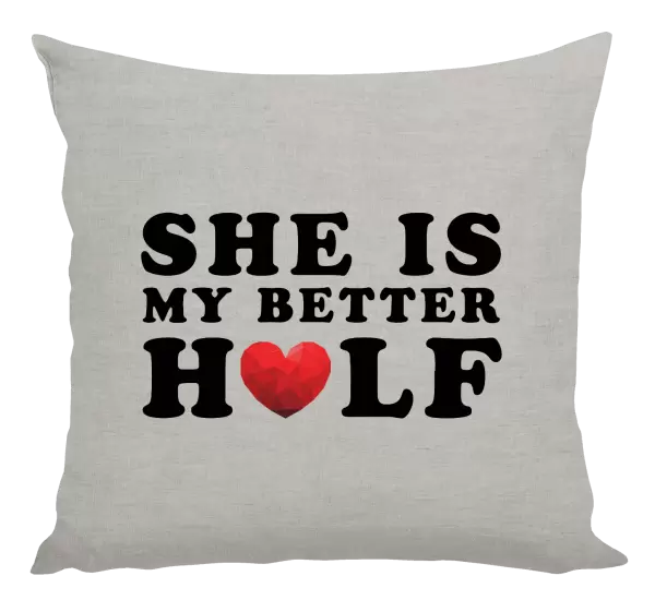 Polštář She is my better half
