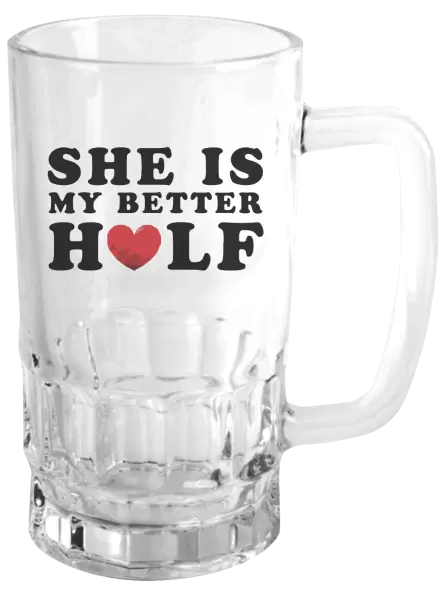Půllitr She is my better half