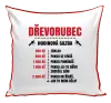 Polštář Hodinová sazba - dřevorubec
