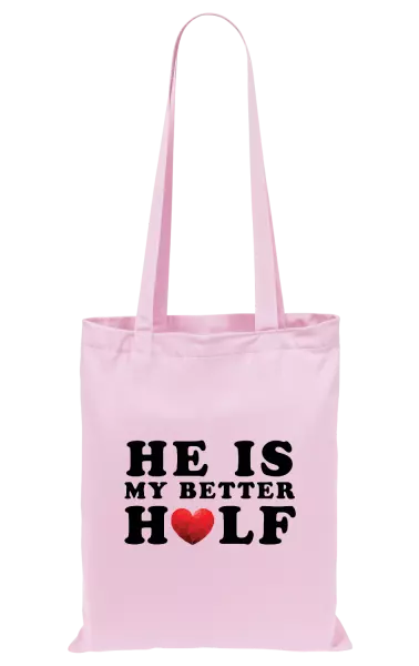 Látková taška He is my better half