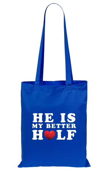 Látková taška He is my better half