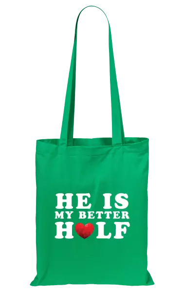 Látková taška He is my better half