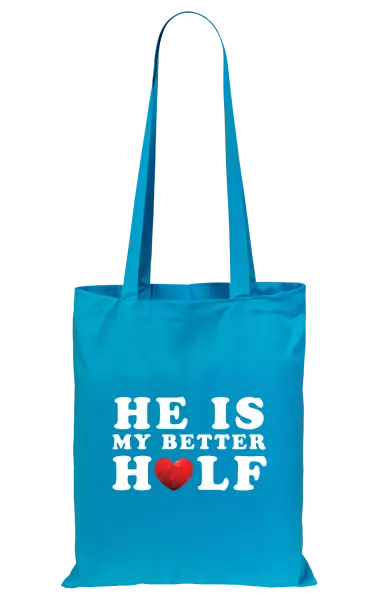 Látková taška He is my better half