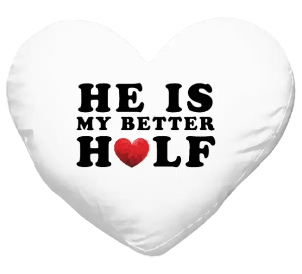 Polštář He is my better half