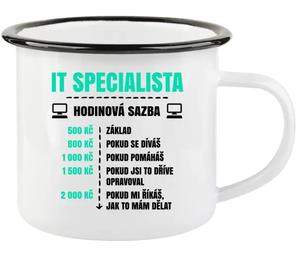 Plecháček Hodinová sazba - IT specialista