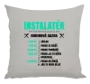Polštář Hodinová sazba - instalatér 