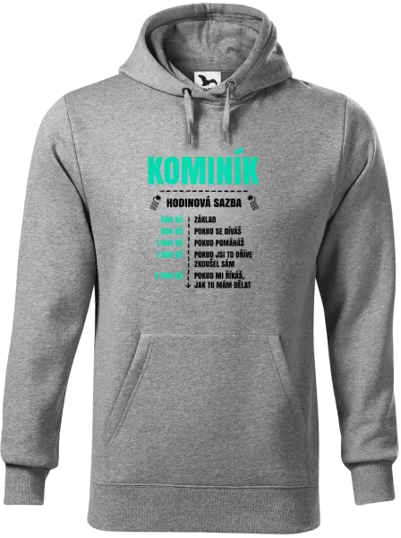 Pánská mikina Hodinová sazba - kominík