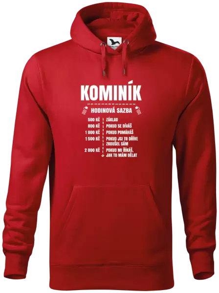 Pánská mikina Hodinová sazba - kominík