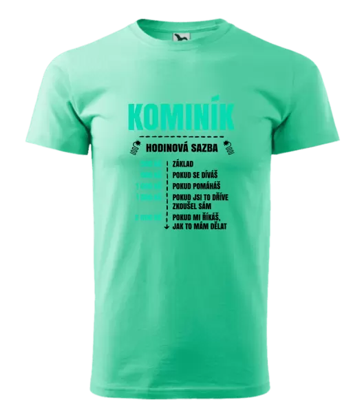 Pánské tričko Hodinová sazba - kominík