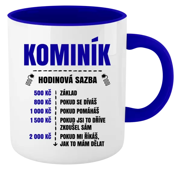 Hrnek Hodinová sazba - kominík