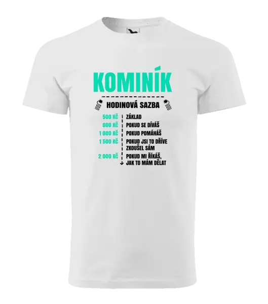 Pánské tričko Hodinová sazba - kominík