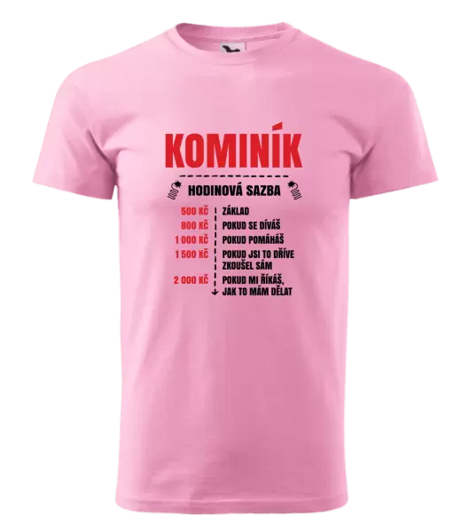 Pánské tričko Hodinová sazba - kominík