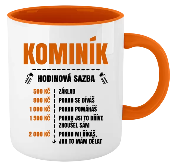 Hrnek Hodinová sazba - kominík